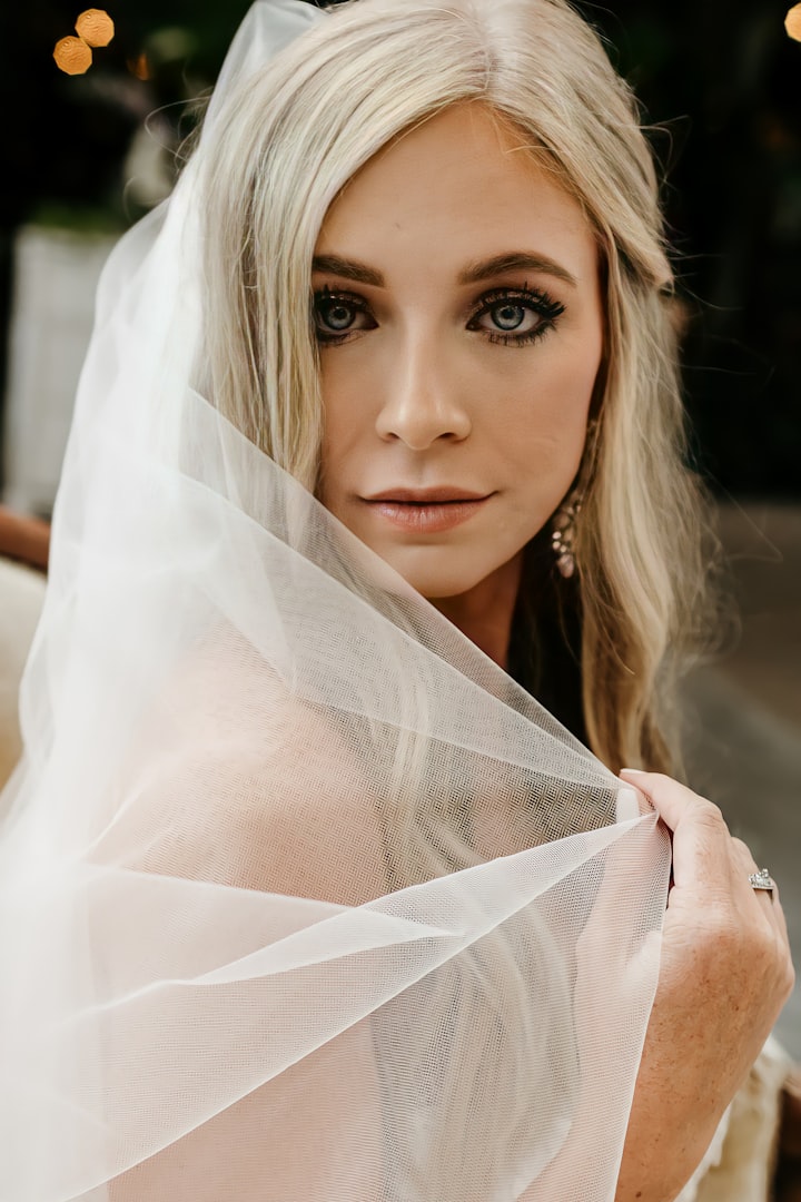 Wedding Bride and Veil photography