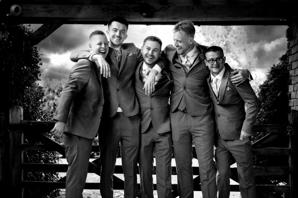 Groomsmen shoe detail photographed at Winters Barns, Kent